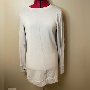 Eddie Bauer Light Blue/Light Grey Athletic Sweatshirt Size Medium (M)